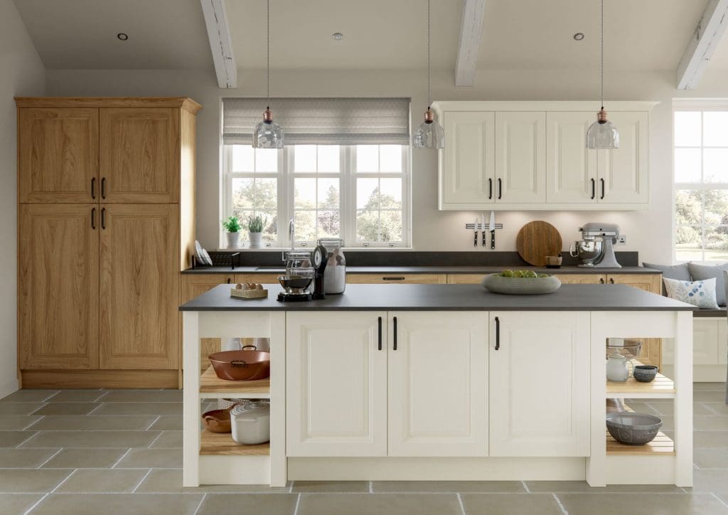 Jefferson Light Oak And Ivory Cameo 1 Rgb | Aristocraft Kitchens