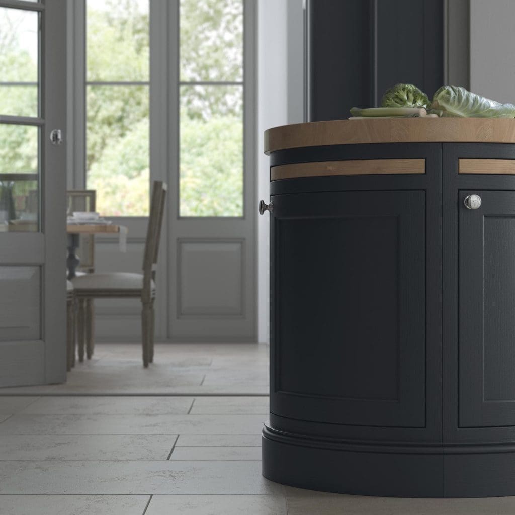 Belgravia Porcelain And Slate Blue Cameo 3 Rgb | Aristocraft Kitchens