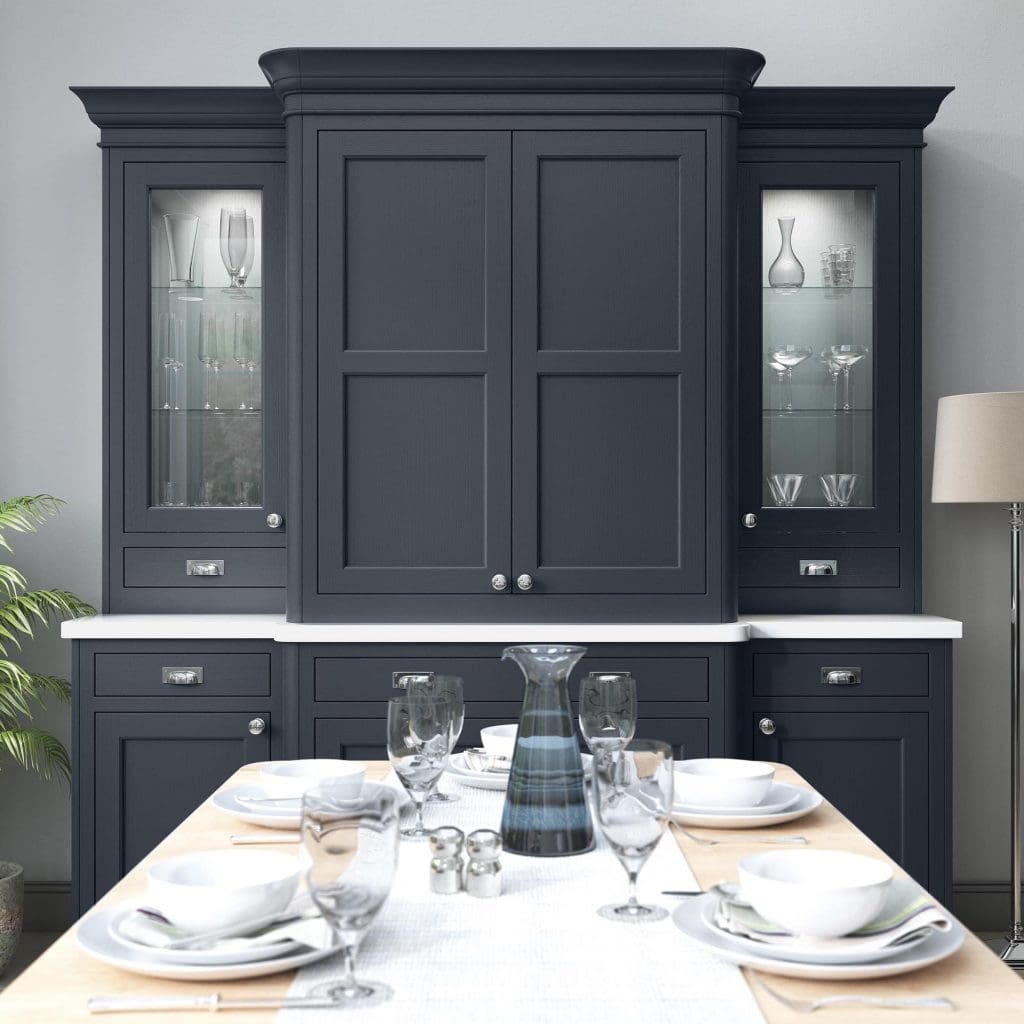 Belgravia Porcelain And Slate Blue Cameo 4 Rgb | Aristocraft Kitchens