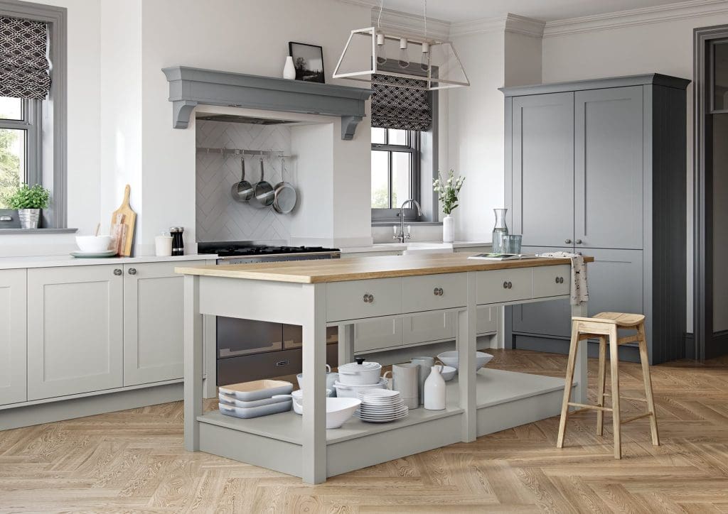 Georgia Light Grey And Dust Grey Main Shoot Rbg | Aristocraft Kitchens