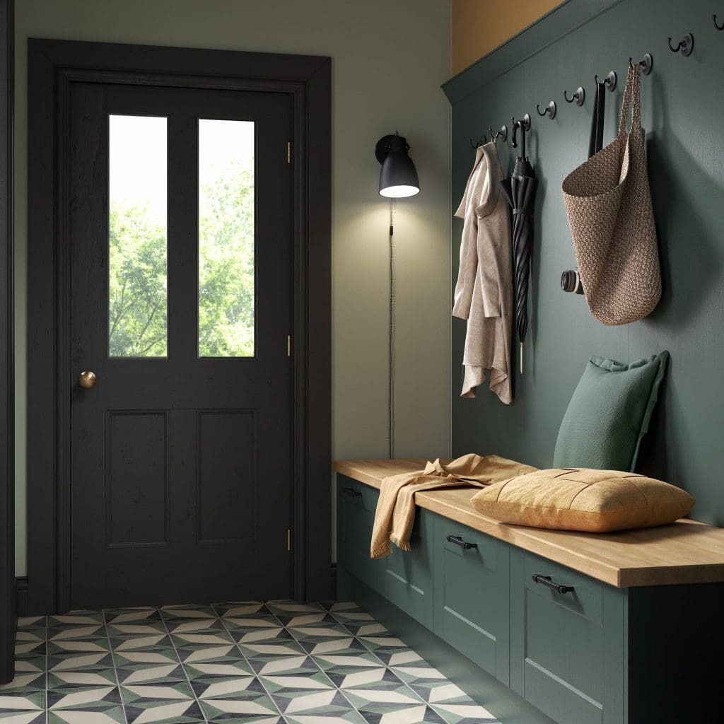 Kensington Heritage Green Cameo 3 | Aristocraft Kitchens