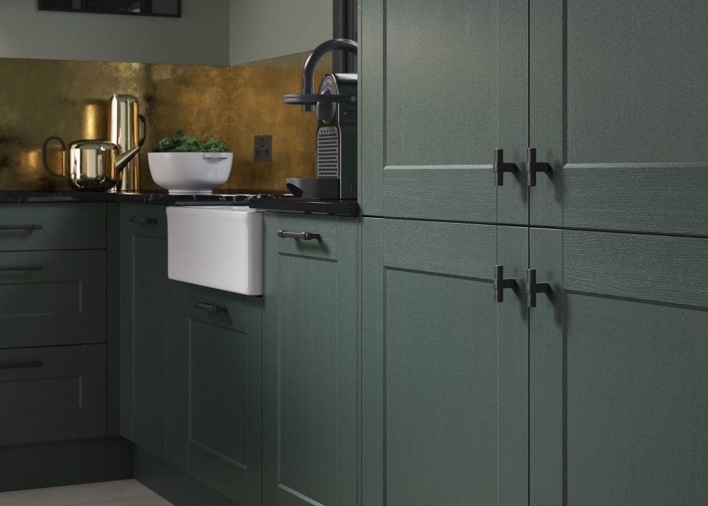 Kensington Heritage Green Cameo 4 | Aristocraft Kitchens