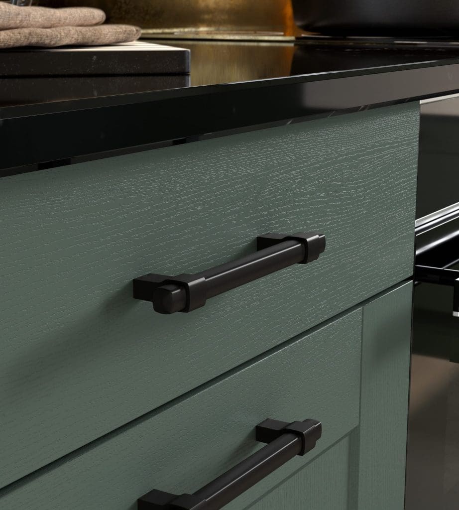 Kensington Heritage Green Cameo 5 | Aristocraft Kitchens