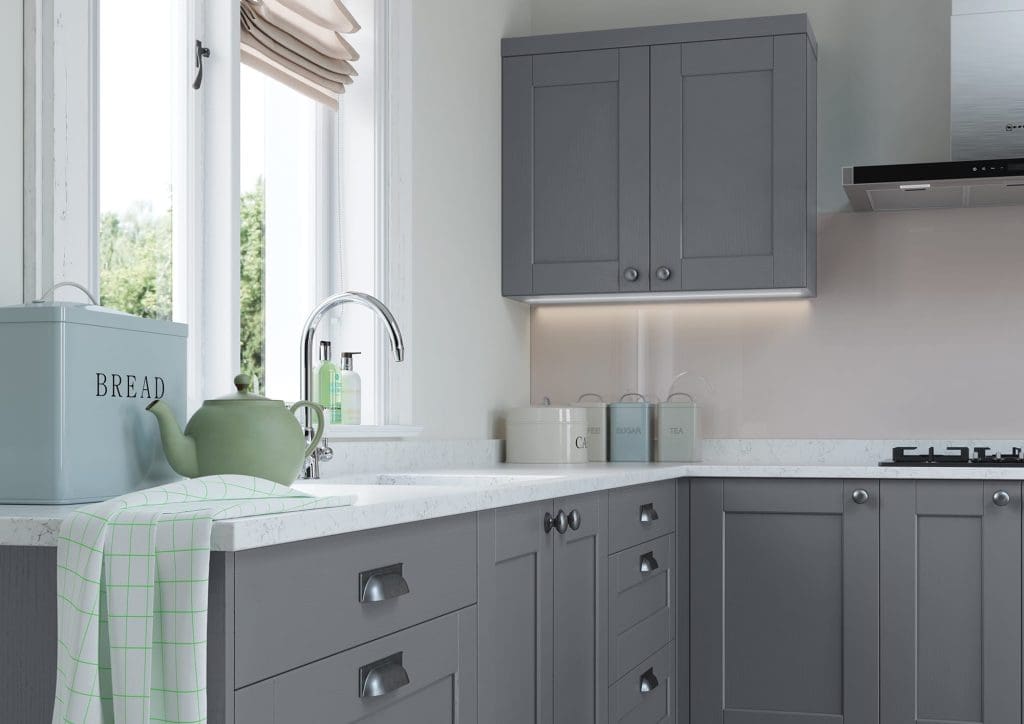 Kensington Light Grey And Dust Grey Cameo 1 Rgb | Aristocraft Kitchens