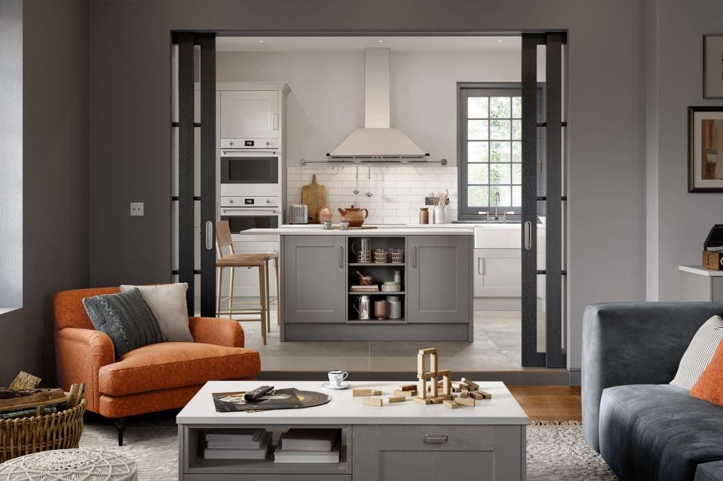 Kensington Light Grey Main Shot | Aristocraft Kitchens