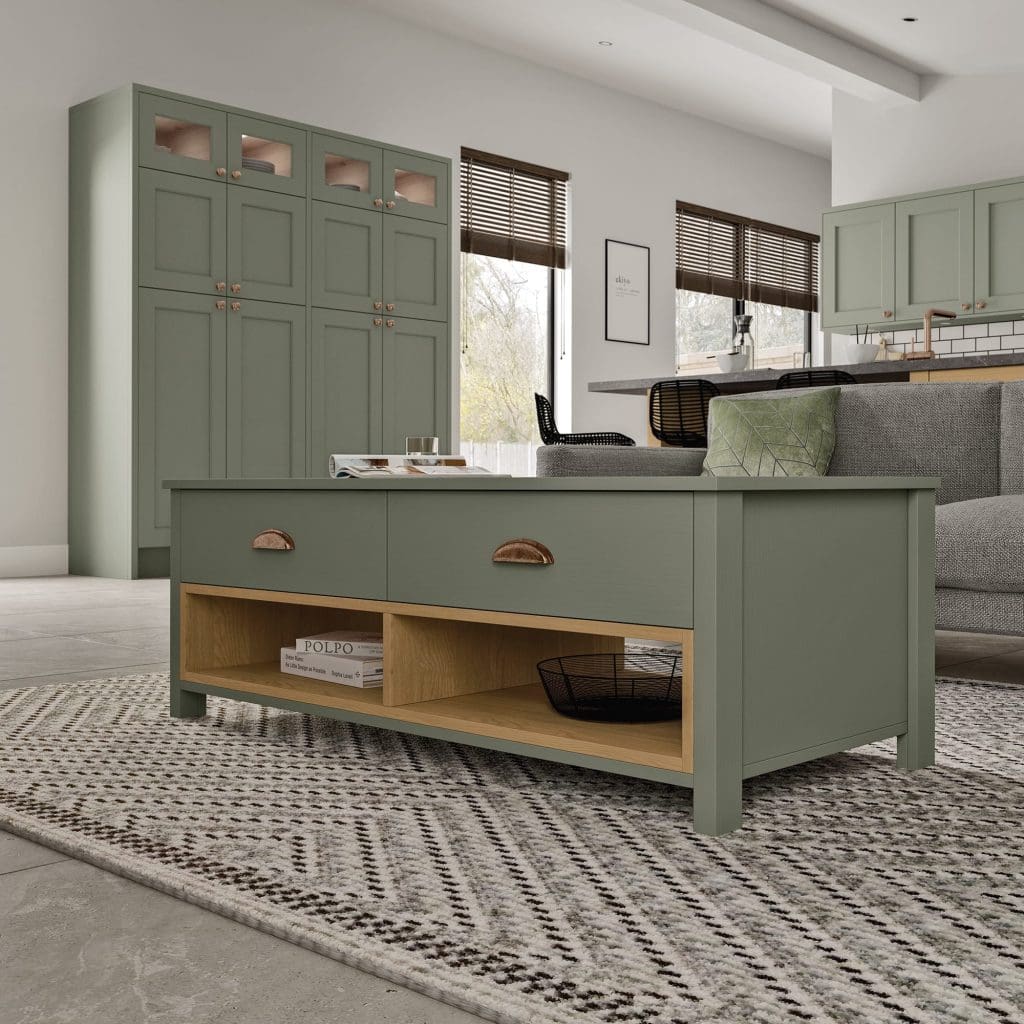 Wakefield Cardamom And Light Oak Cameo 5 Rgb | Aristocraft Kitchens