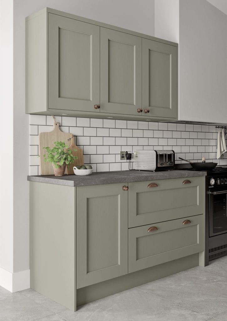 Wakefield Cardamom And Light Oak Cameo 6 Rgb | Aristocraft Kitchens