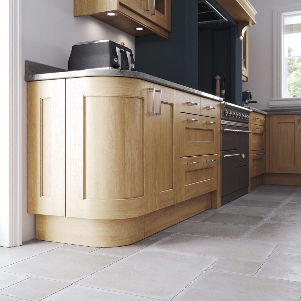 Wakefield Light Oak And Stone Cameo 3 Rgb | Aristocraft Kitchens